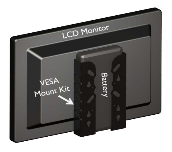 battery with VESA mount kit